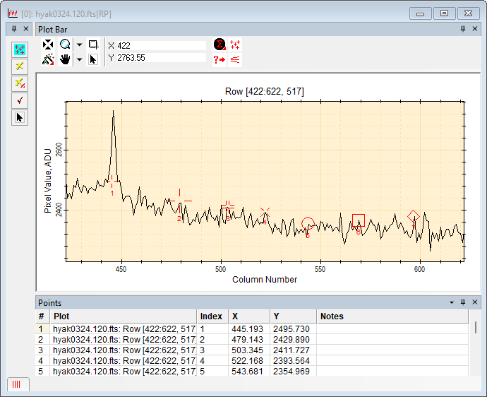 Mira Pro x64 User's Guide - Plot Windows